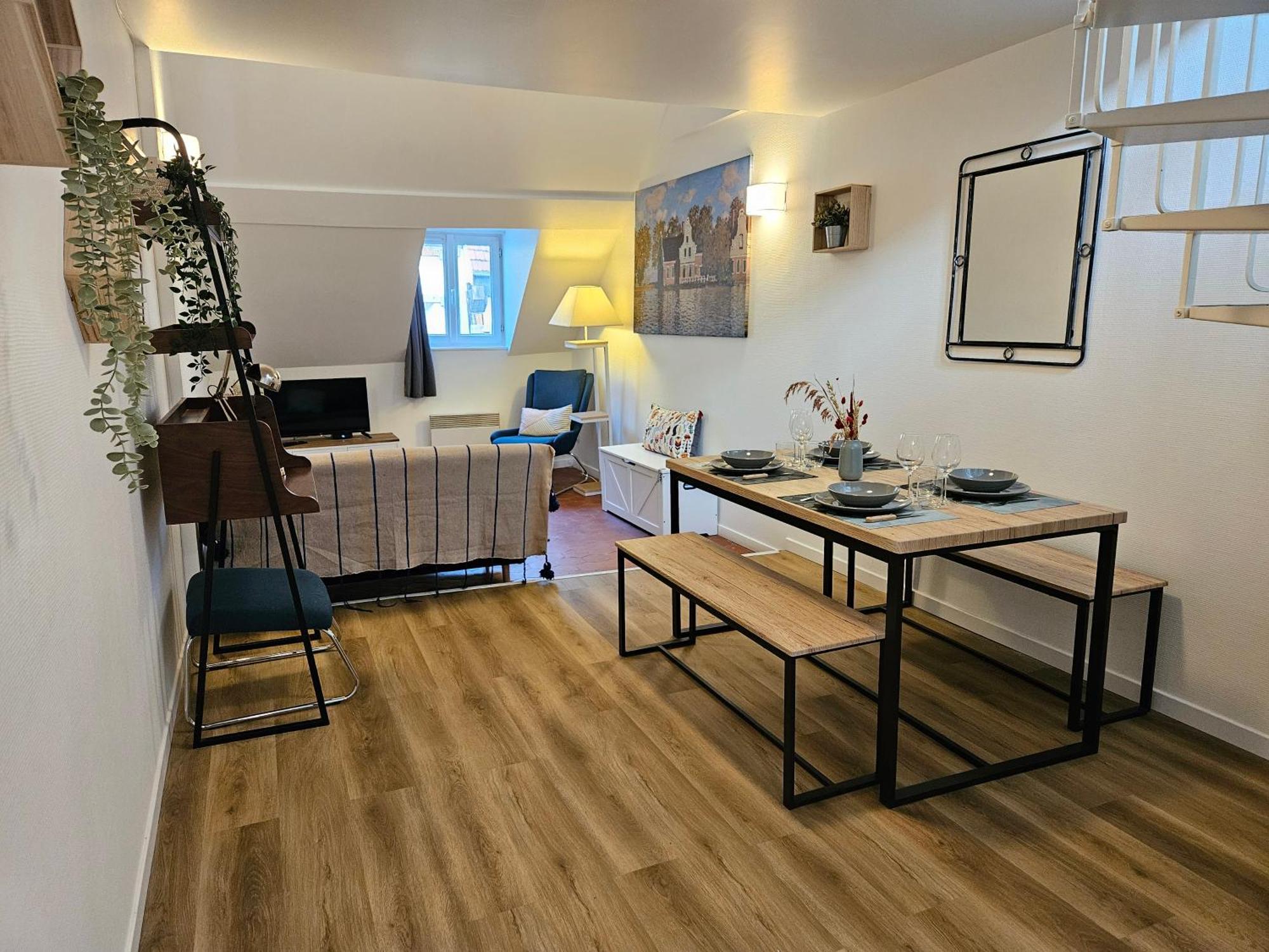 Charmant Duplex Au Coeur De Vernon Proche Gare Et Giverny Экстерьер фото
